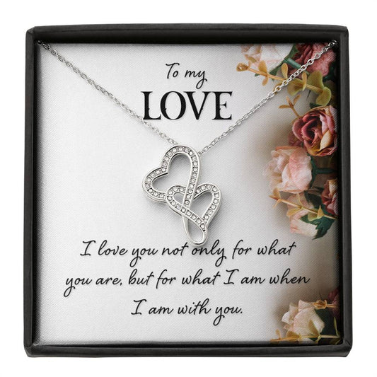 To My Love Heart to Heart Necklace