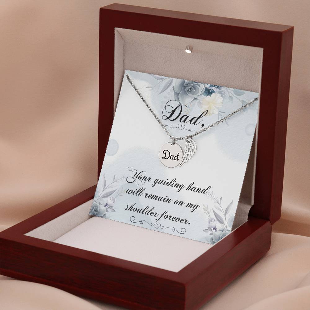 Forever in Your Heart: Memorial Necklace for Dad