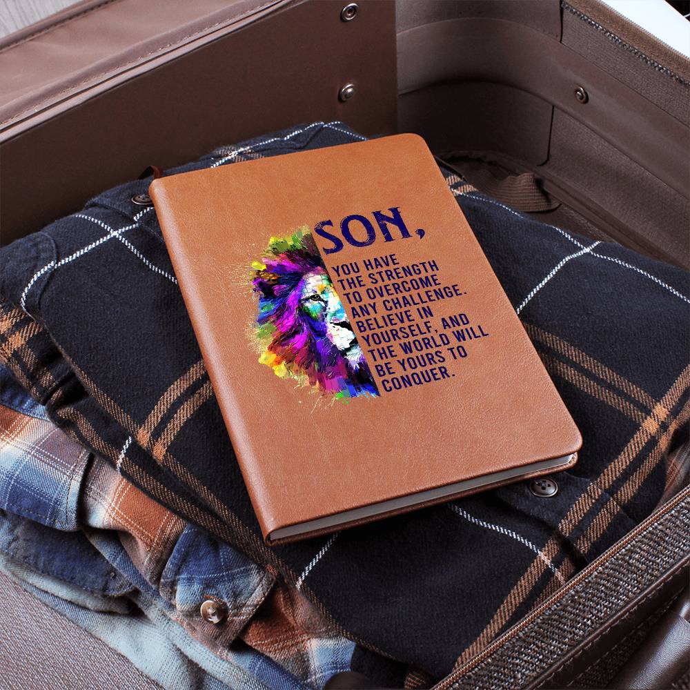 Son, You Have the Strength Leather Journal