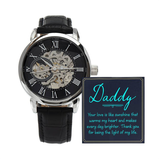 Daddy, Light of My Life Openwork Watch