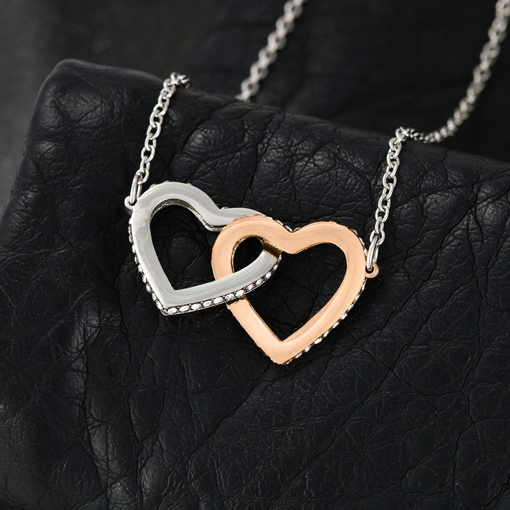 Interlocking Hearts Necklace for Mommy