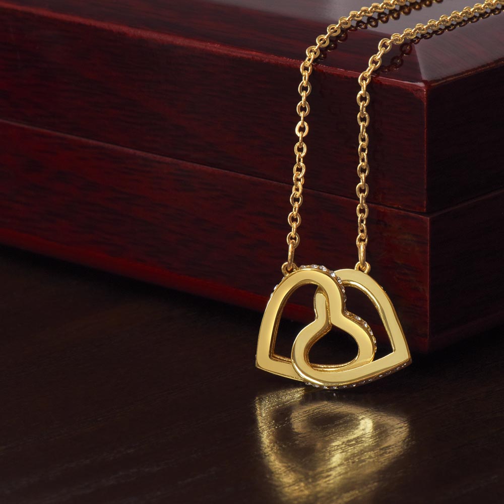 Interlocking Hearts Necklace for Mommy