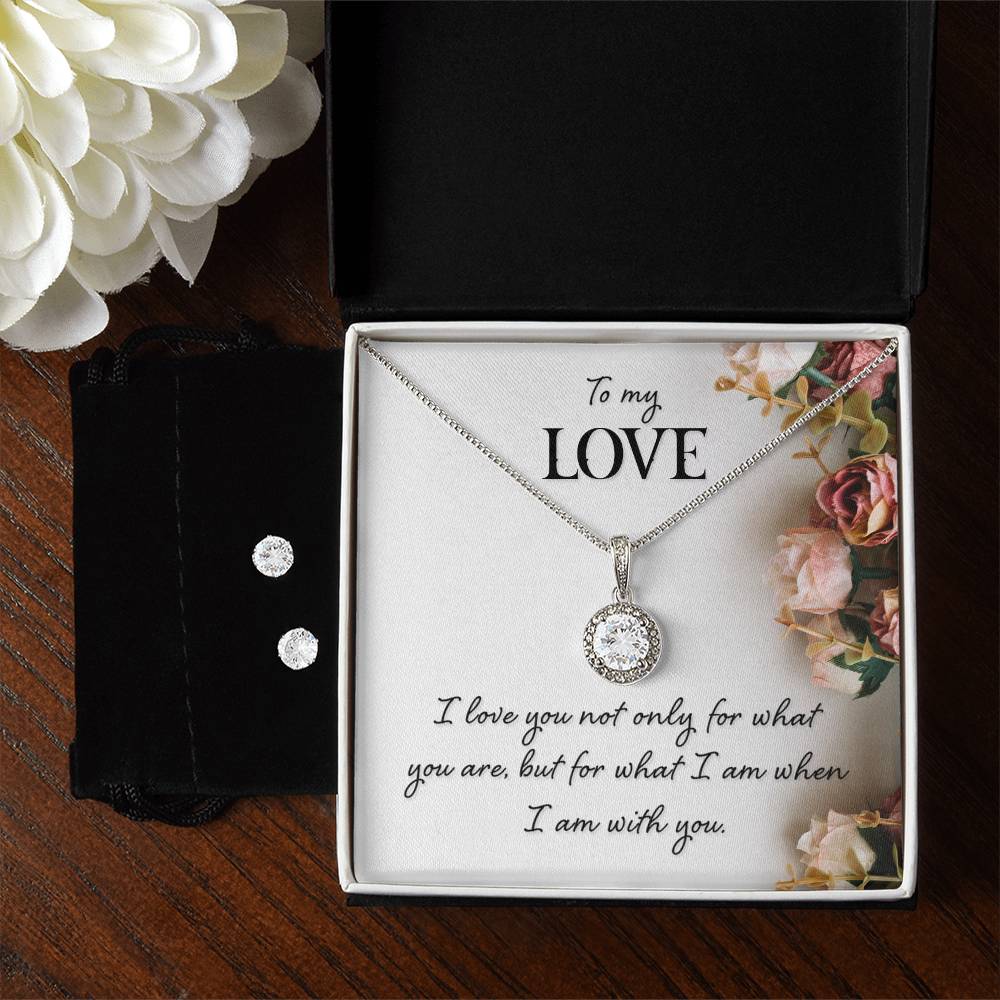 Eternal Hope Necklace & Earring Set – A Timeless Expression of Love