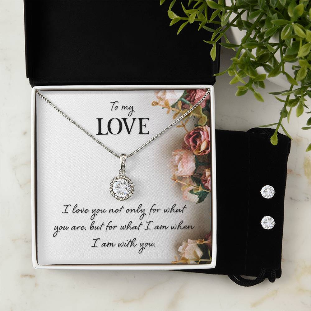 Eternal Hope Necklace & Earring Set – A Timeless Expression of Love