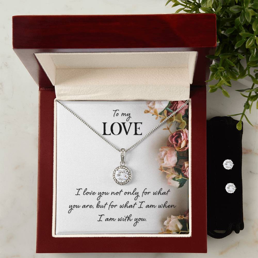 Eternal Hope Necklace & Earring Set – A Timeless Expression of Love