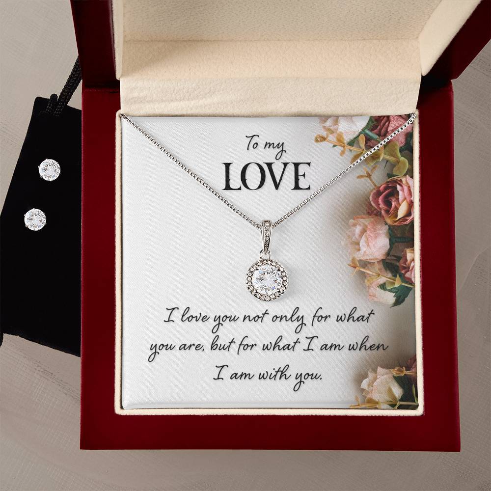 Eternal Hope Necklace & Earring Set – A Timeless Expression of Love