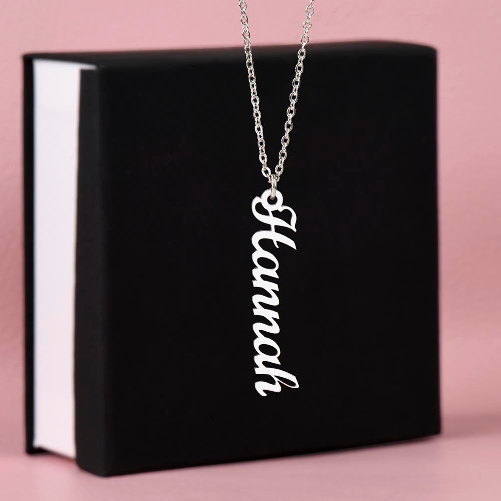 To My Wife I Love You Forever Custom Name Necklace