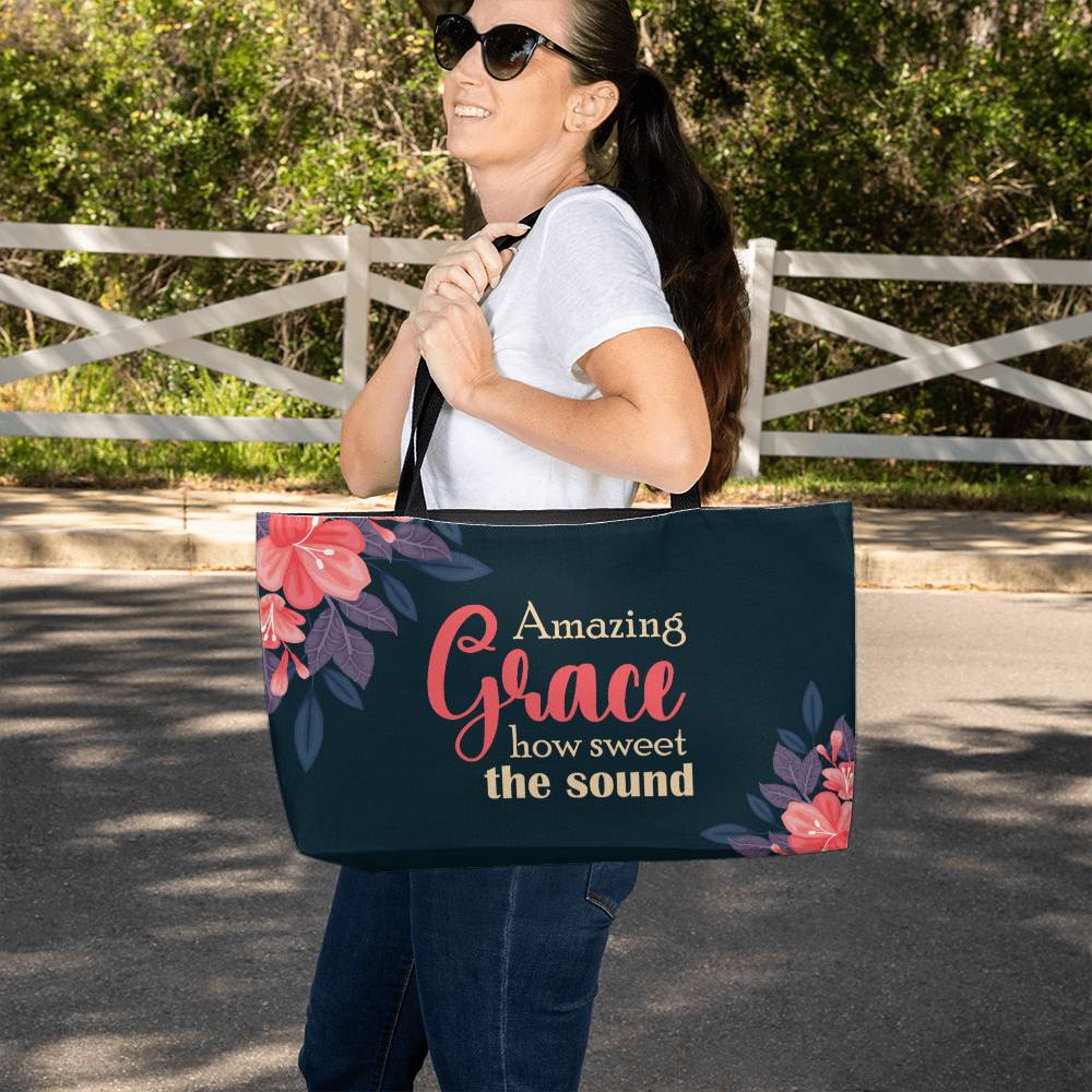 Amazing Grace Weekender Tote Bag