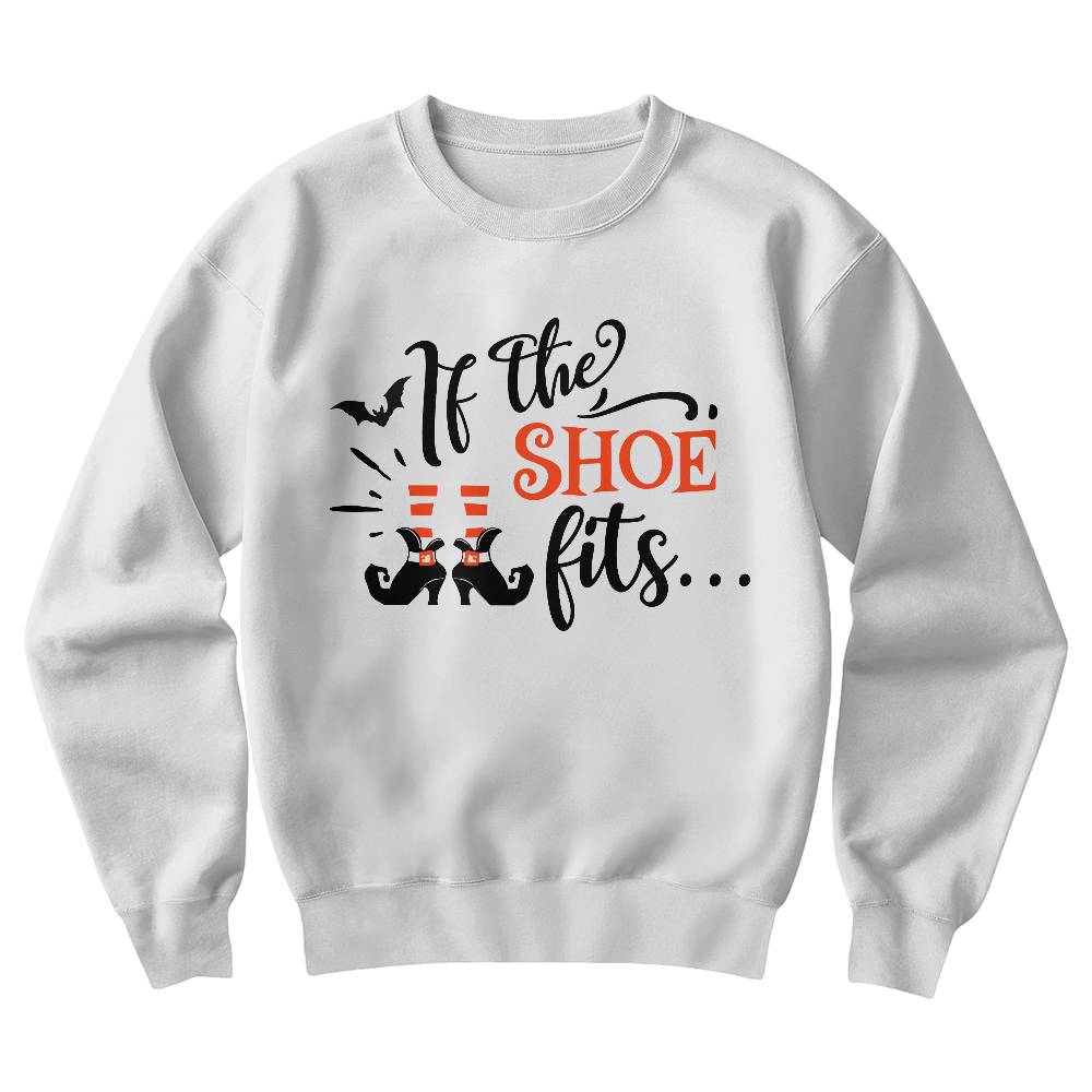 "If the Shoe Fits..." Halloween Sweatshirt – Wickedly Stylish for the Spooky Season