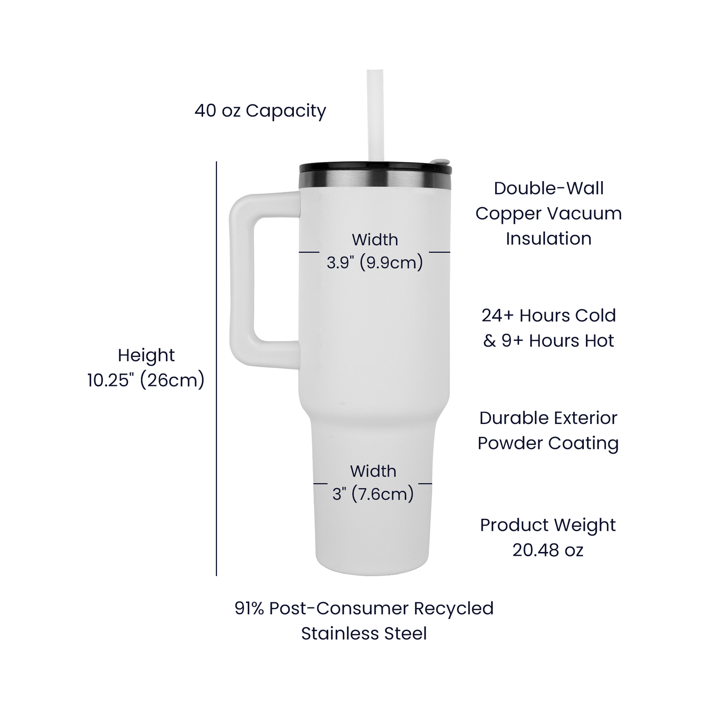 The Pinnacle 40 oz Tumbler for Dad