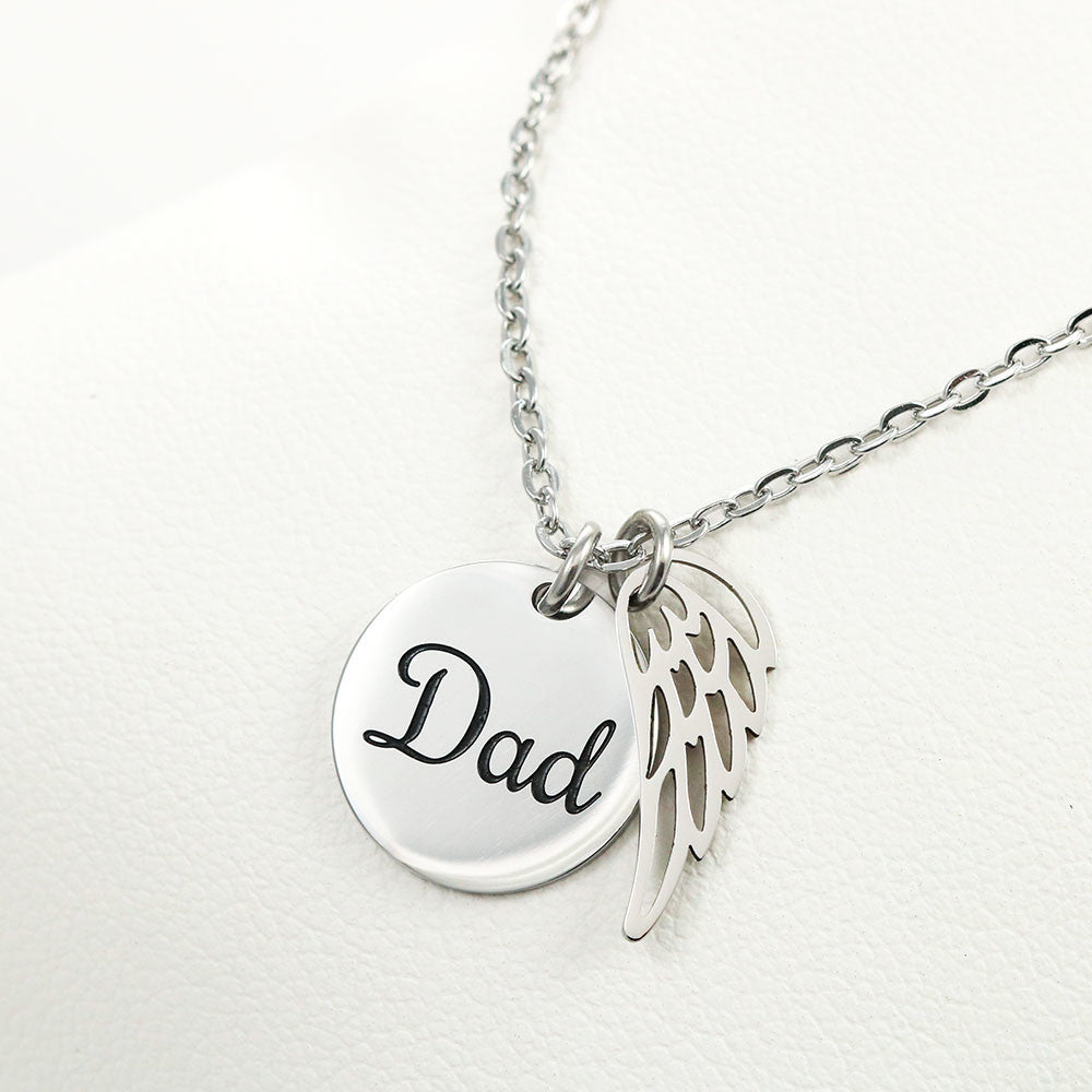 Forever in Your Heart: Memorial Necklace for Dad