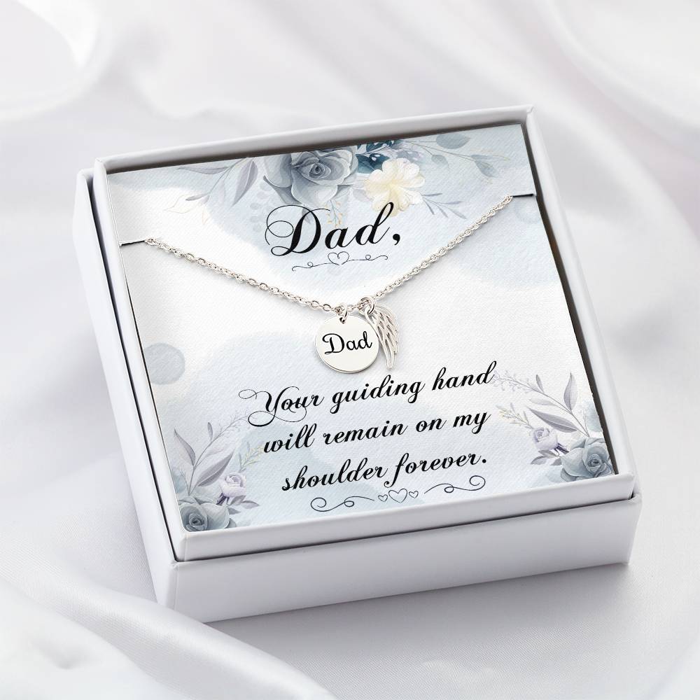 Forever in Your Heart: Memorial Necklace for Dad