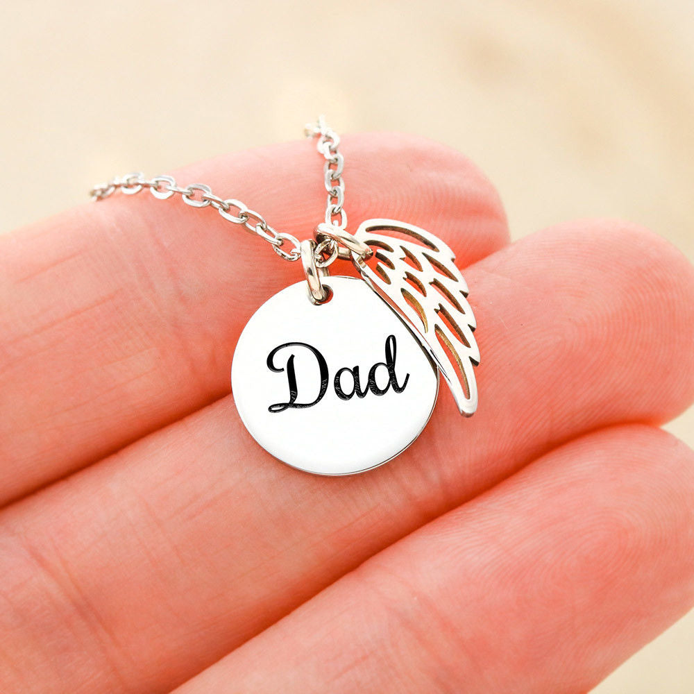 Forever in Your Heart: Memorial Necklace for Dad