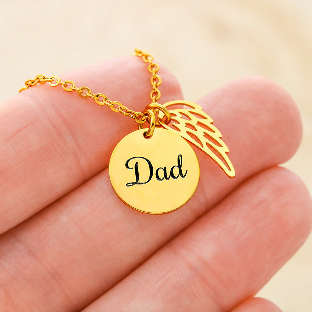 Forever in Your Heart: Memorial Necklace for Dad